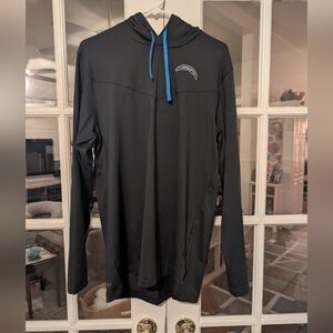 Nike Dri-Fit On Field Los Angeles Chargers Long Sleeve Hoodie Size Medium